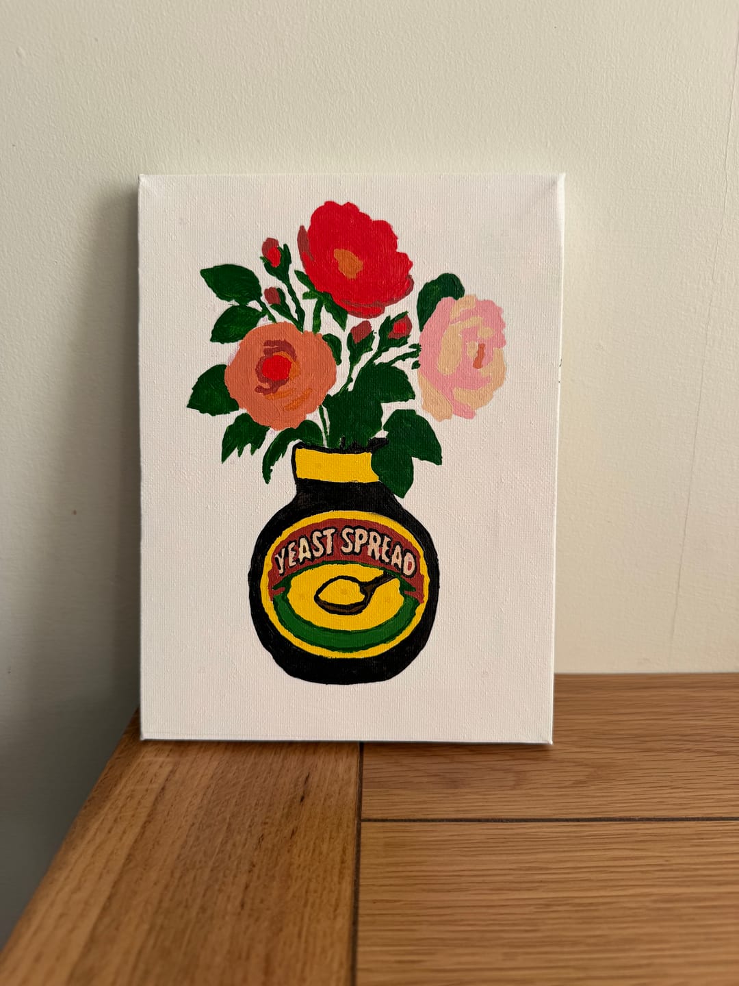 Customer photo review of 6 Mini Paintings - Flowers in Cans Set