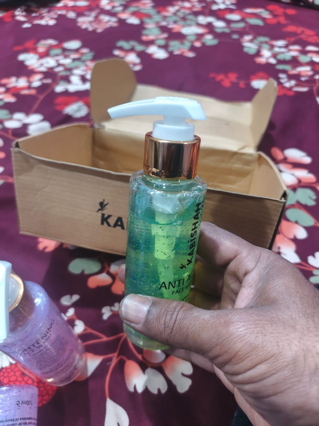 Customer photo review of Face Wash Bundle: Clear & Bright Face Fusion