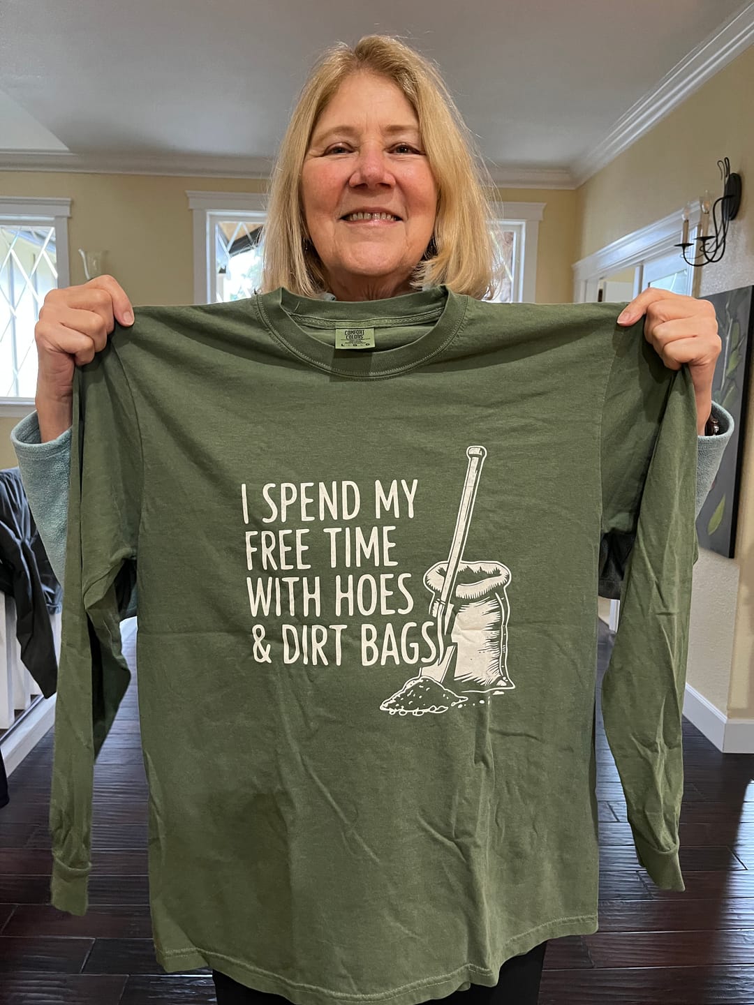 Customer photo review of Hoes & Dirt Bags LS T-Shirt