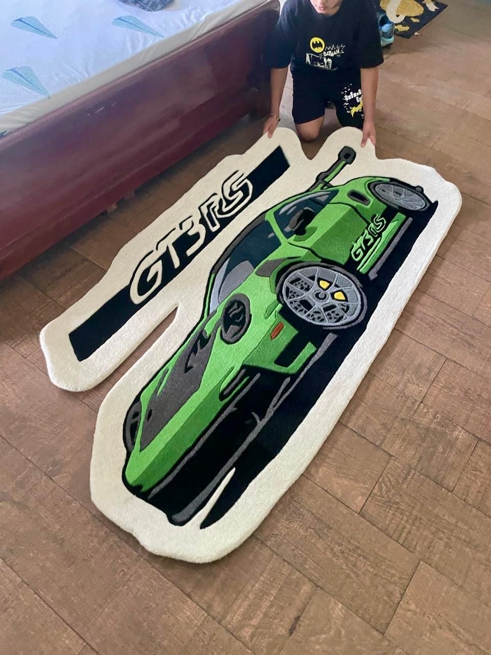 Customer photo review of Car Rug 01 | HandTufted Custom Rug