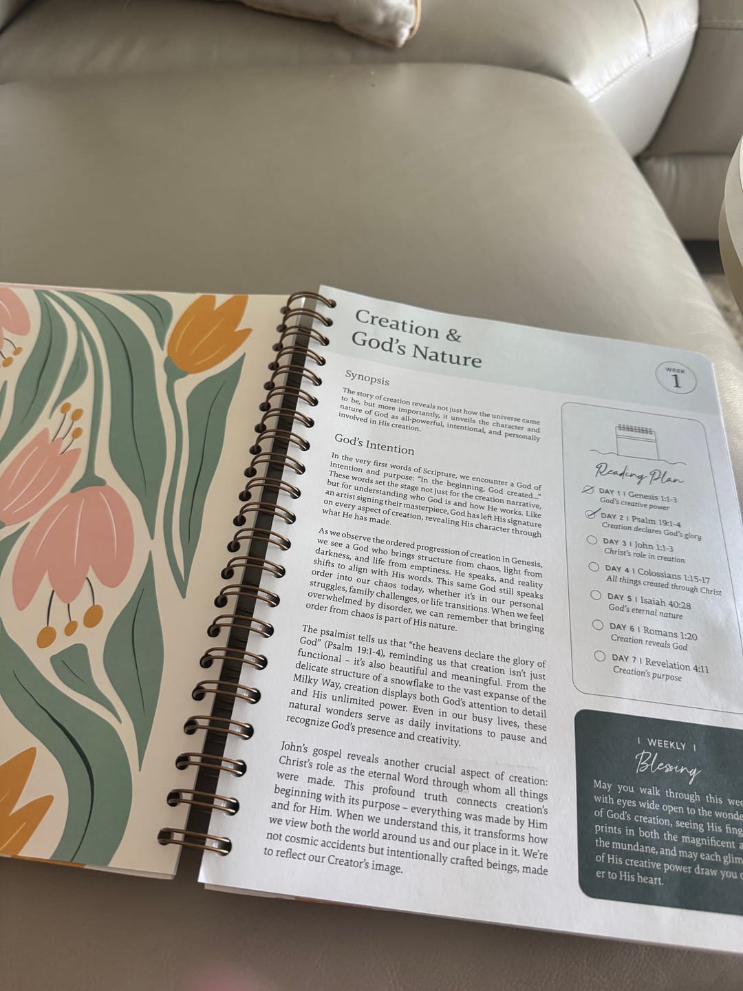 Customer photo review of The Bible In A Year: A 52-Week Journey Through God's Word