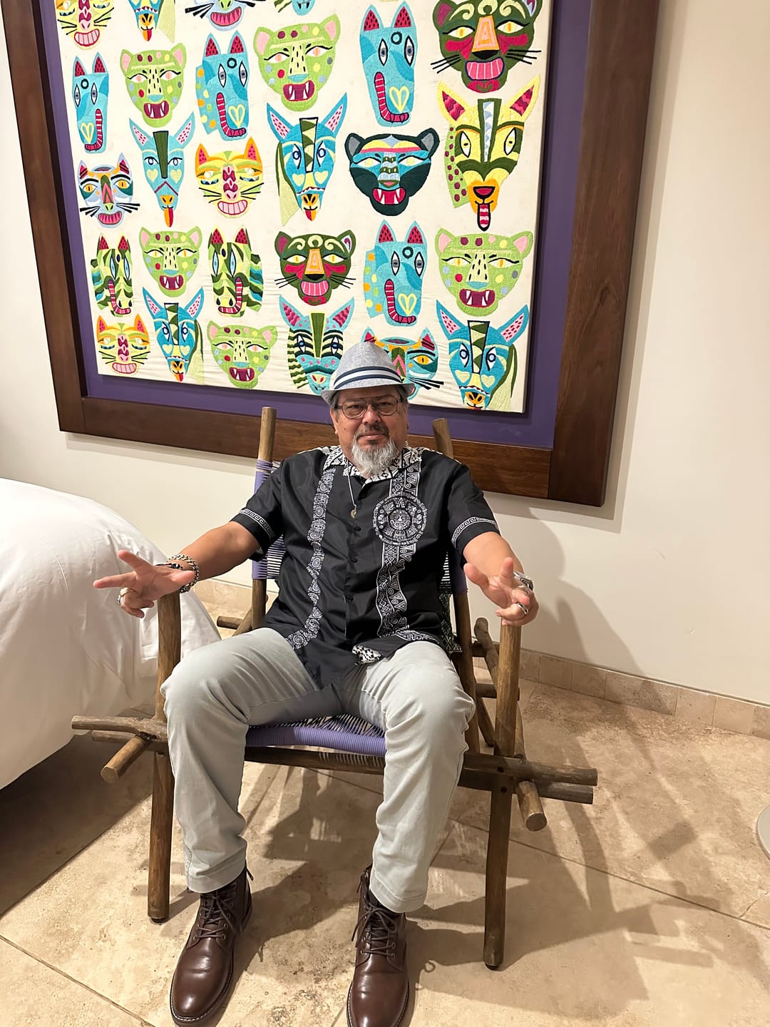 Customer photo review of Xiuhpohualli Guayabera