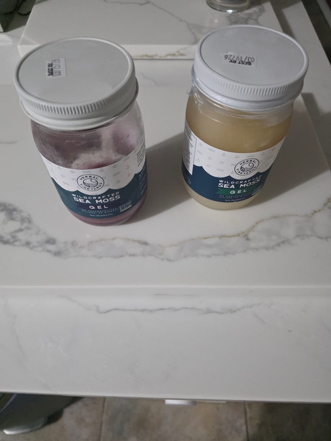 Customer photo review of 60 Day Sea Moss Gel Dynamic Duo