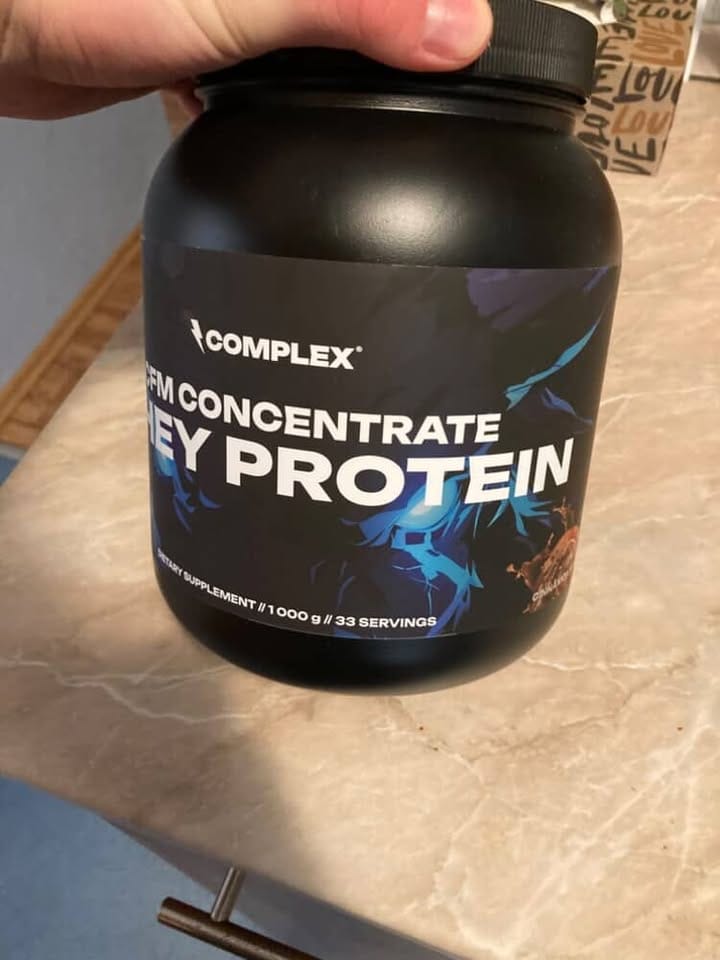 Customer photo review of CFM Whey Protein
