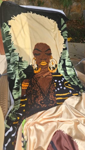 Customer photo review of Ziggy Beach Towel