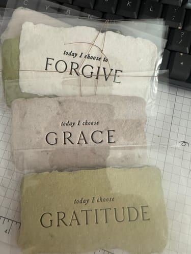 Customer photo review of Intention Cards - I