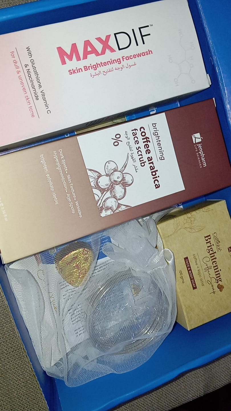Customer photo review of Brightening Coffee Scrub