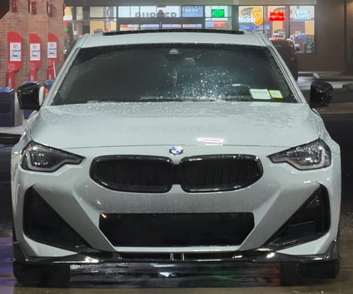 Customer photo review of VTEN Front Splitter Spoiler Lower Bumper Lip For BMW G42 2 Series 2022-2025