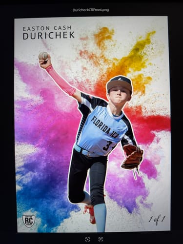 Customer photo review of Custom Graded Card