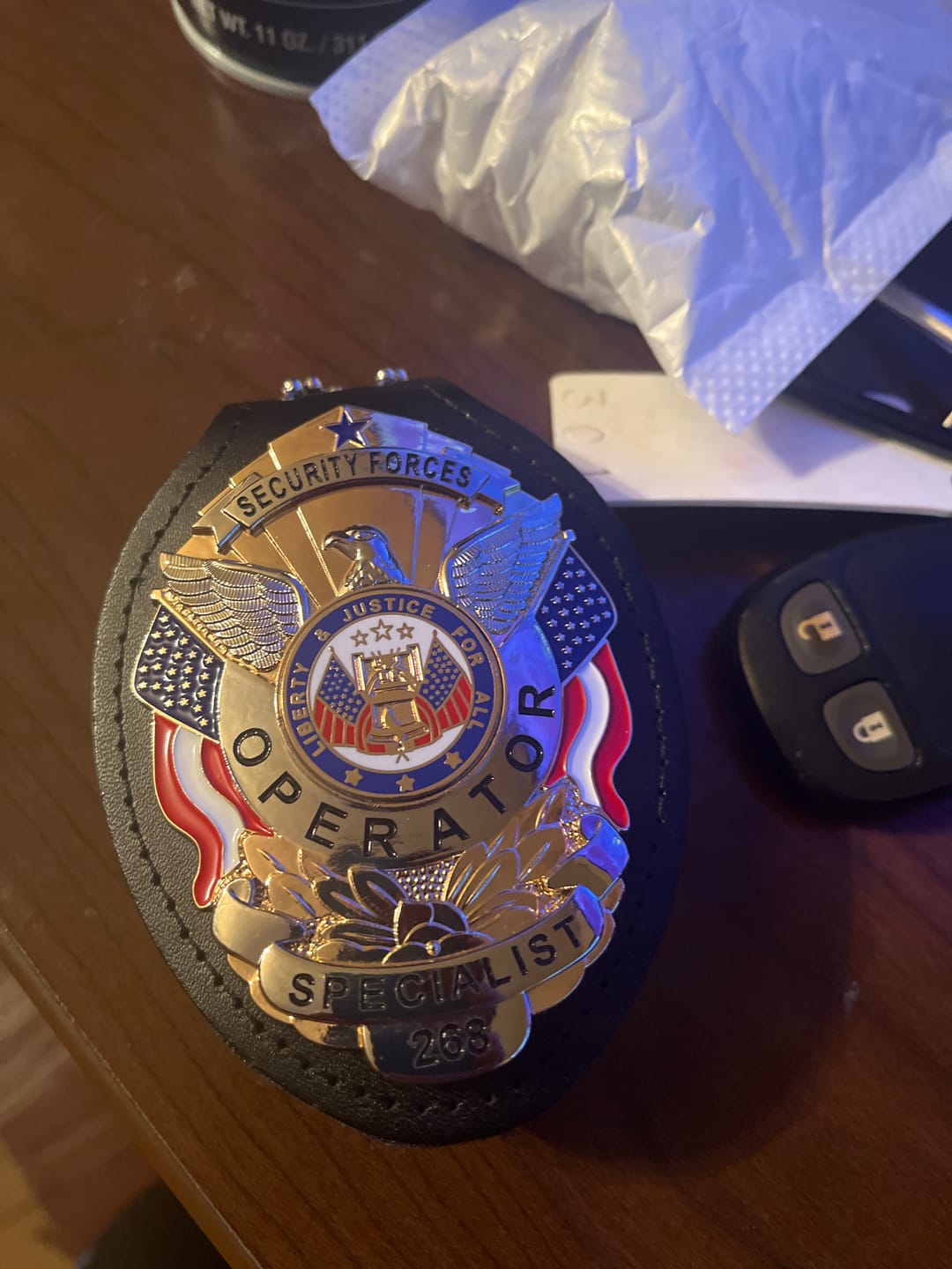 Customer photo review of Customizable Badge MA23