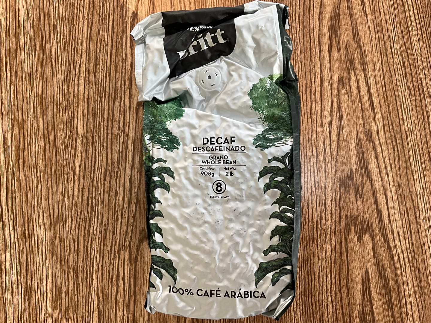 Customer photo review of COSTA RICAN DECAFFEINATED COFFEE 2LB