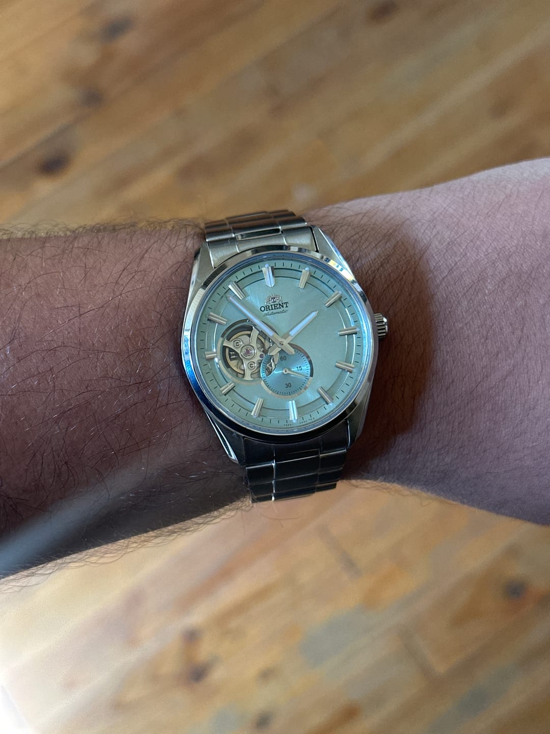 Customer photo review of Reloj Orient Automatic RA-AR0009L Open Heart 40.8 mm