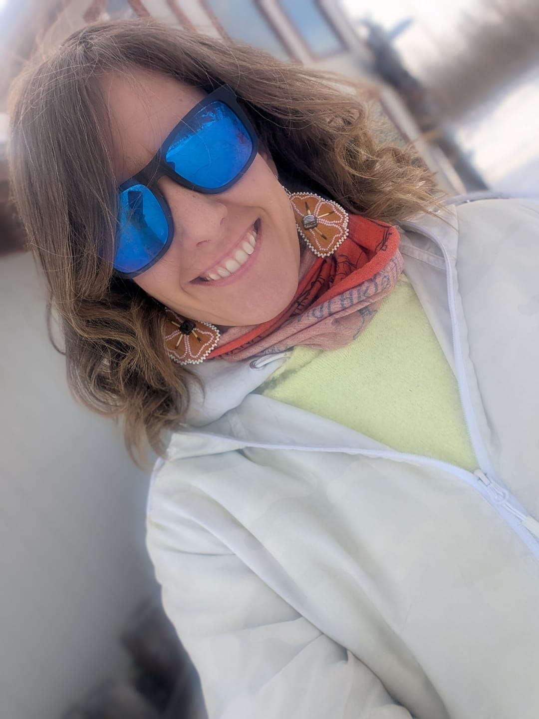 Customer photo review of Snow Camo - Windbreaker