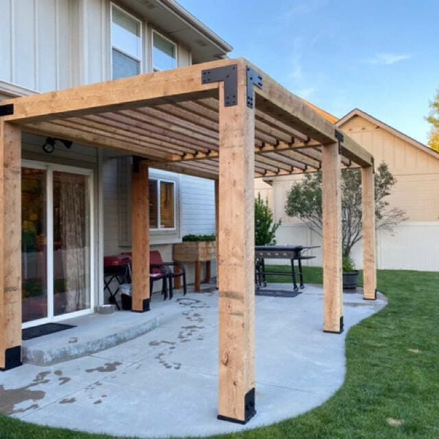 Customer photo review of Industrial Style L Brackets - Various Sizes