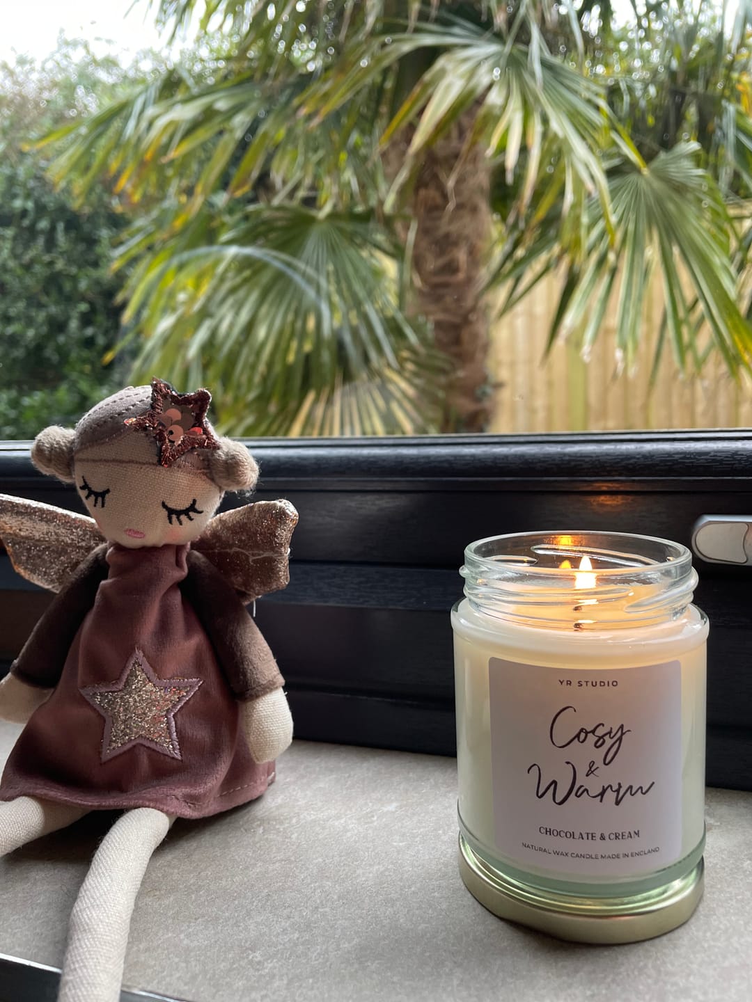 Customer photo review of Fresh Coffee Dark Roast Scented Candle
