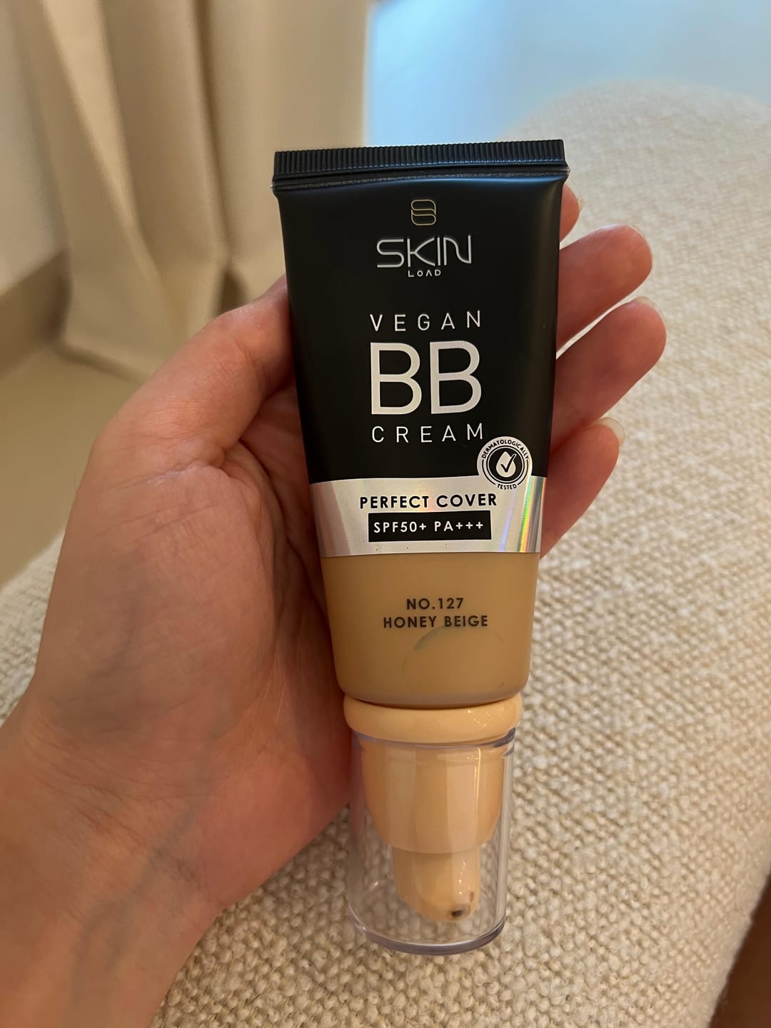 Customer photo review of كريم بي بي سكين لود بيرفكت كفر النباتي هوني بيج رقم ١٢٧ - ٥٥ مل