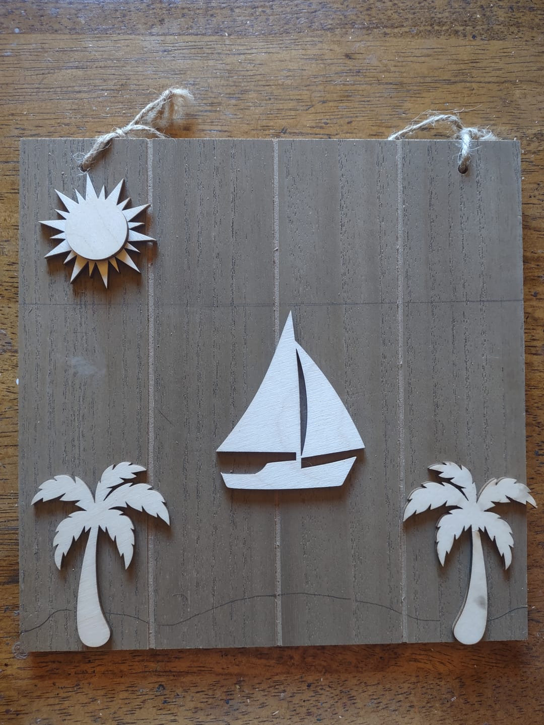 Customer photo review of Unfinished Wood Circle Round | Circle Blank | DIY Craft Cutout | Up to 36"
