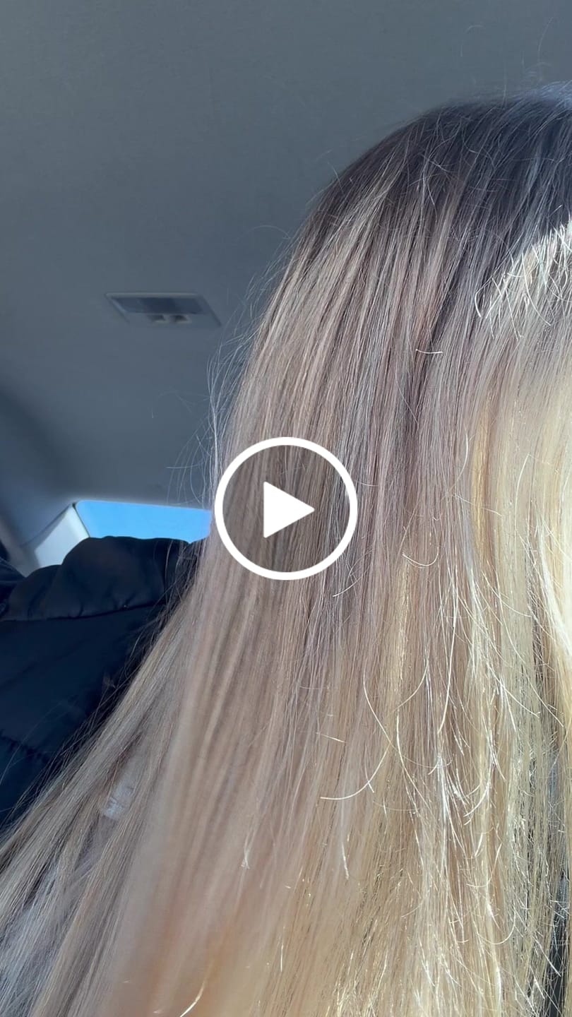 Customer video review of Hair Booster : 3 in 1 Thermal protectant, shine and hydratation