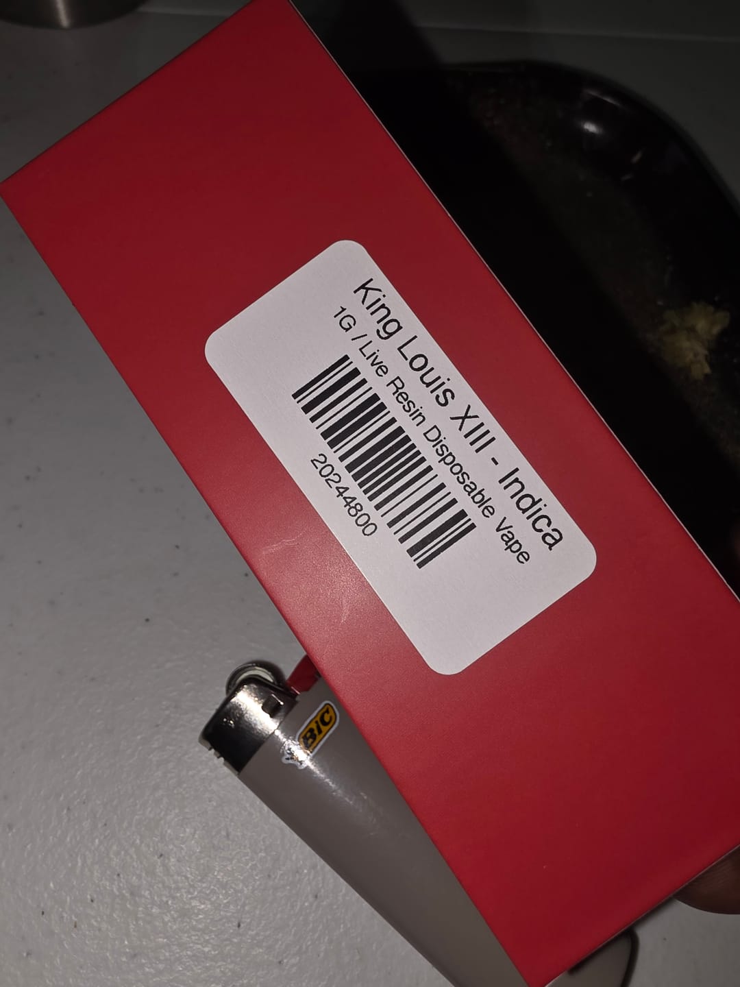 Customer photo review of Live Hash Rosin Disposable Vape