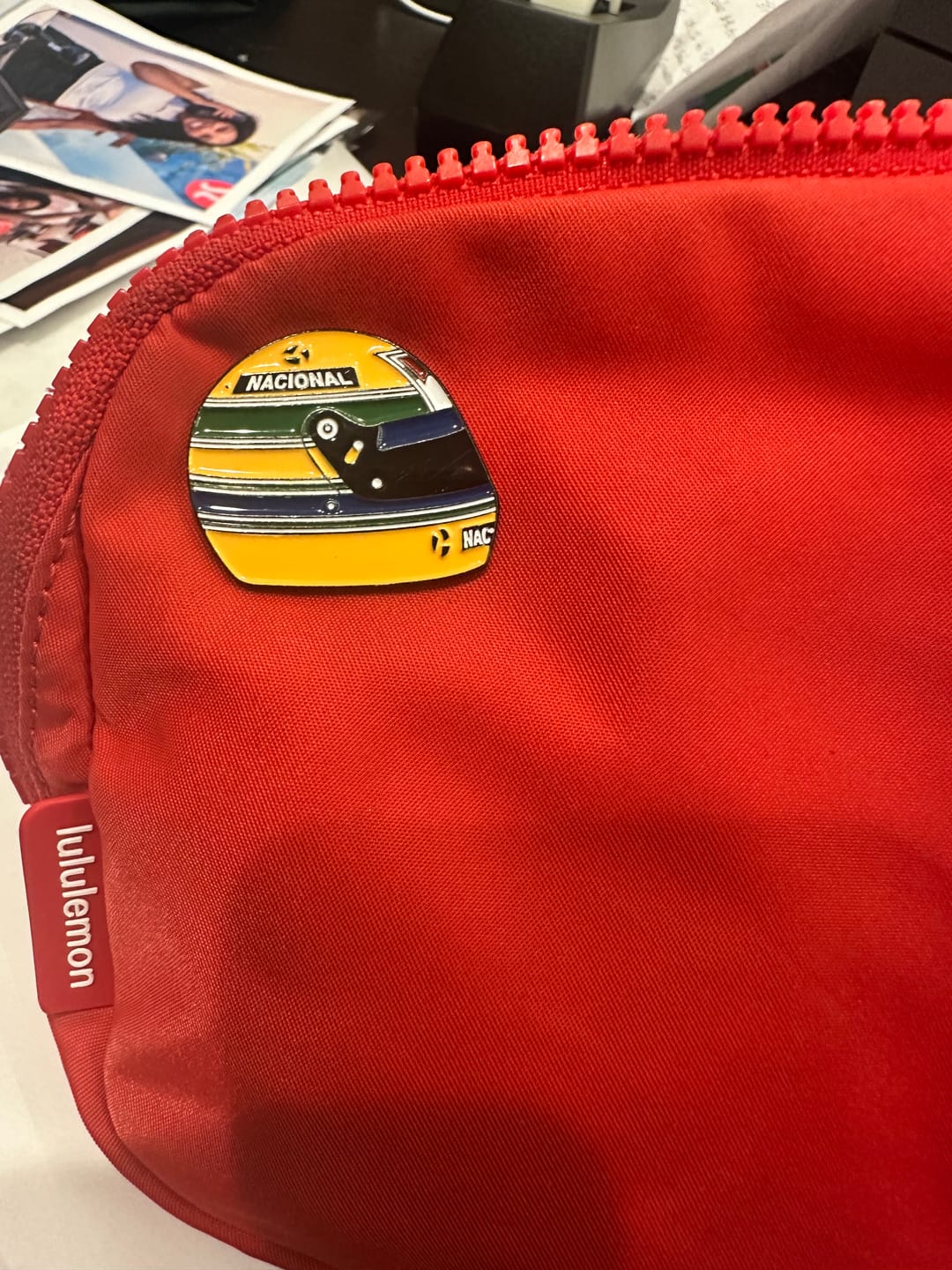 Customer photo review of Mystery Pin Badge