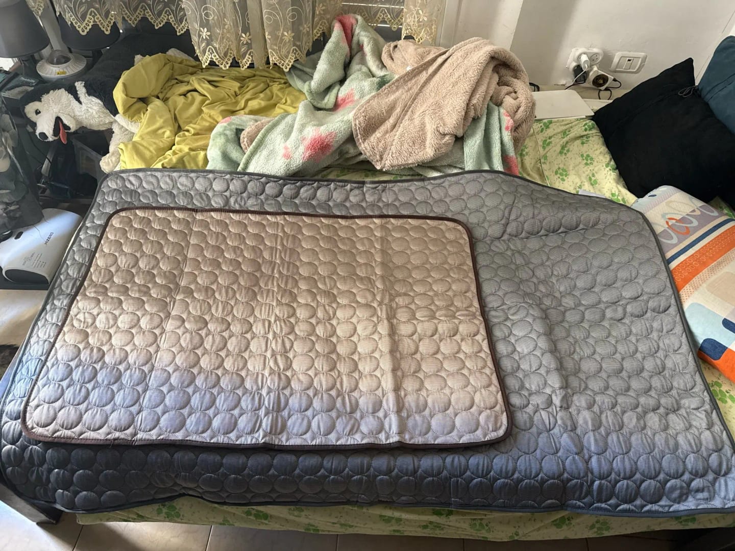 Customer photo review of TruePet Kühlmatte für Hunde & Katzen | Selbstkühlend ohne Strom | XS bis 2XL
