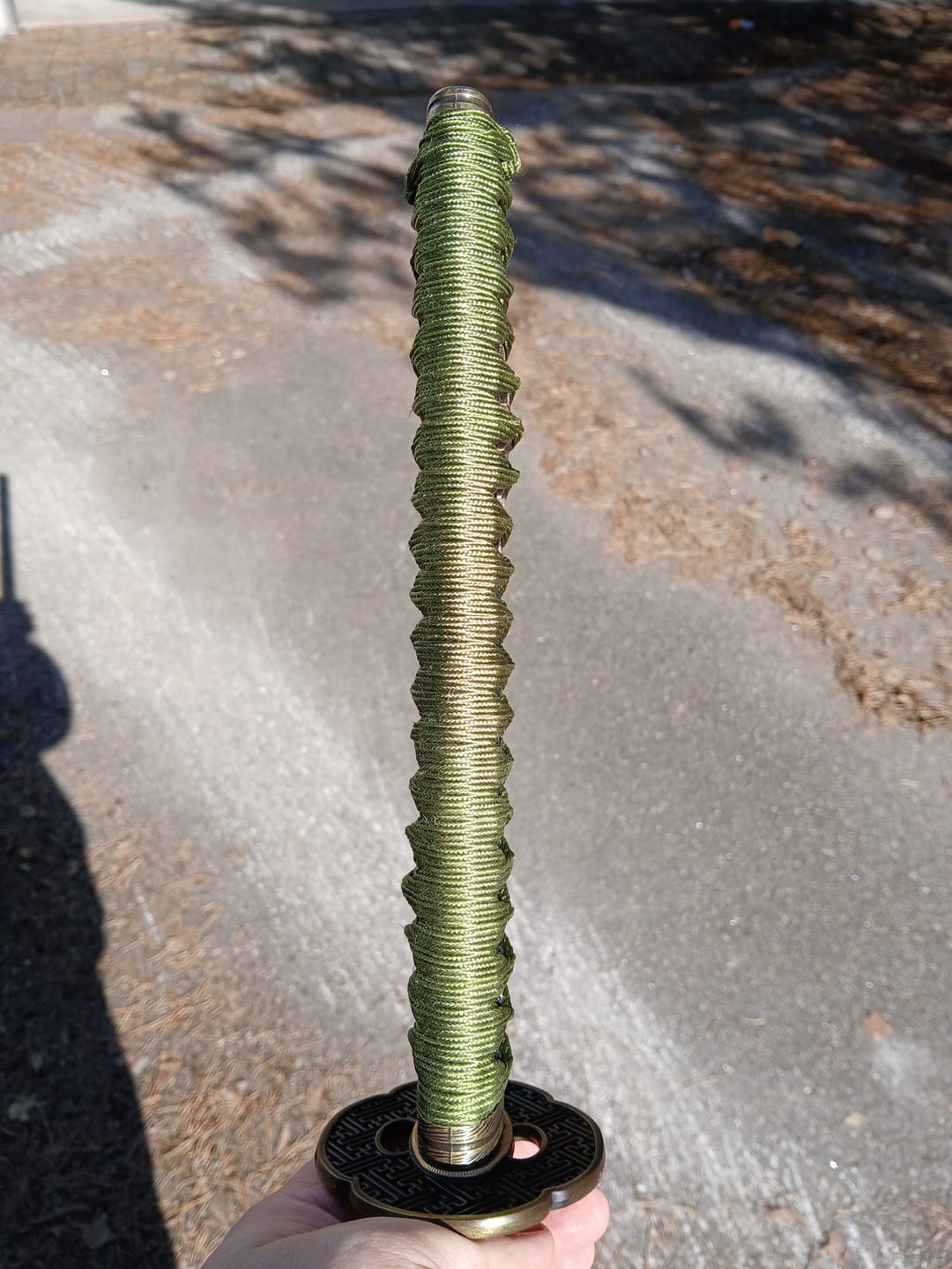 Customer photo review of The Fukyo Katana Spring Steel Double Bohi Razor Sharp