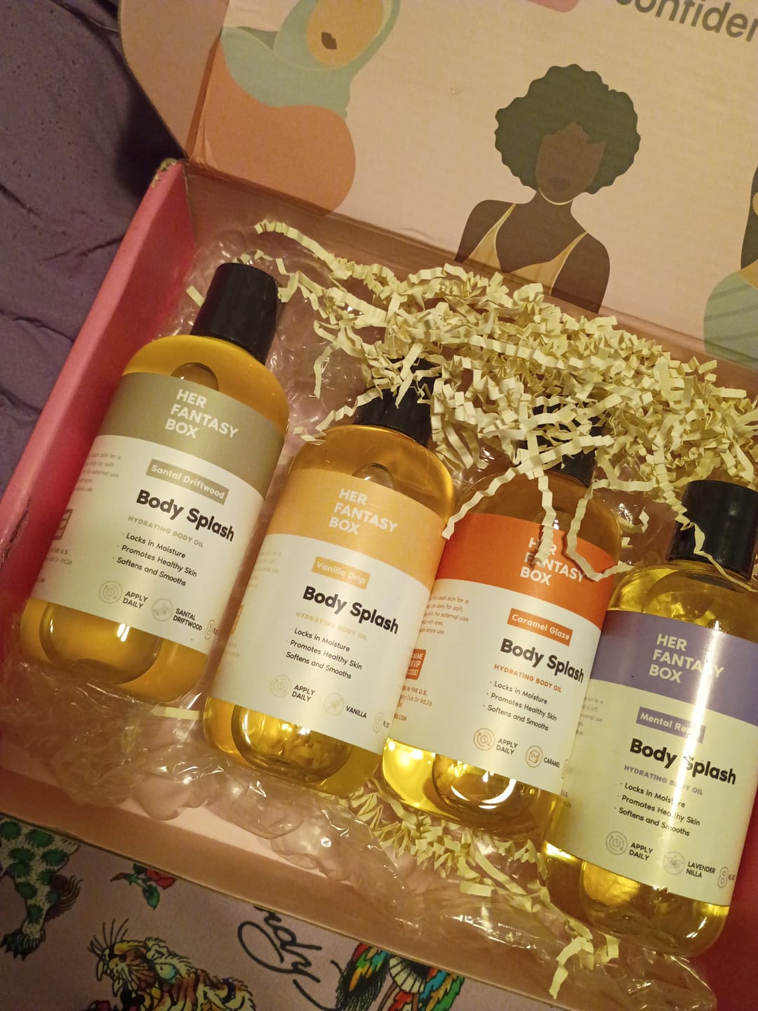 Customer photo review of Body Oil Gift Set