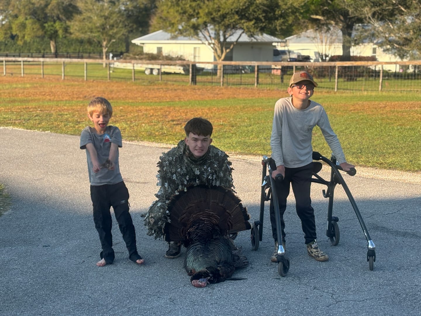 Customer photo review of VisTrilogy 270 See Through Deer Ground Blind | 4-6 Person Modular Hunting Pop-Up Blind | Portable Dual 2 3 Person Blinds with 3-in-1 Design for Turkey