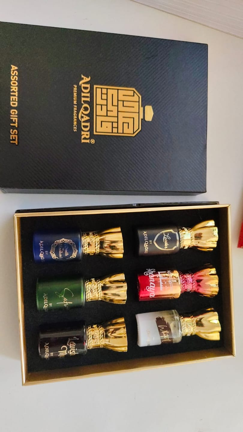 Customer photo review of Assorted Luxury Attar Perfume Gift Set (6 × 5.5Ml)
