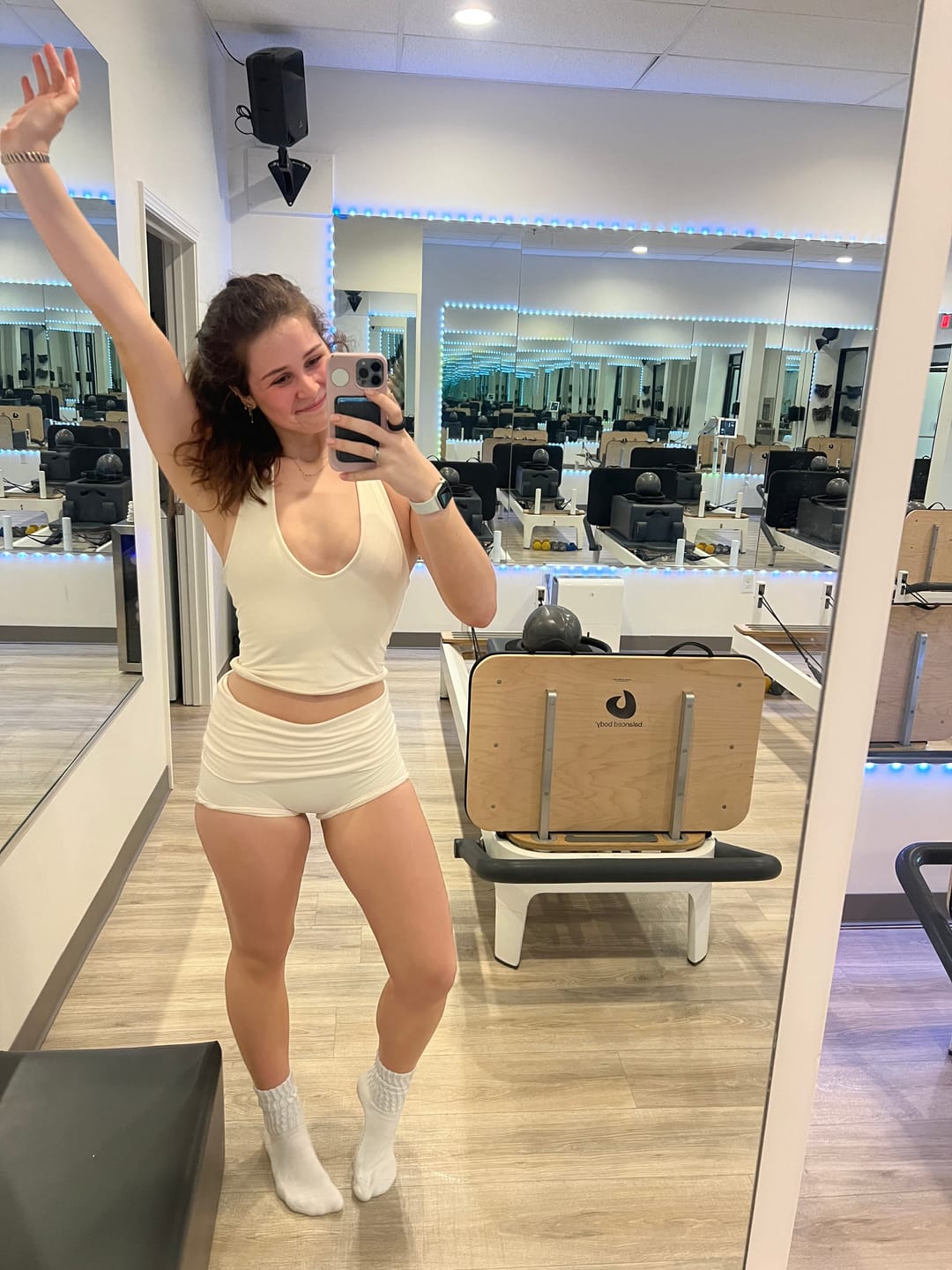 Customer photo review of The Halter Tank / Cream