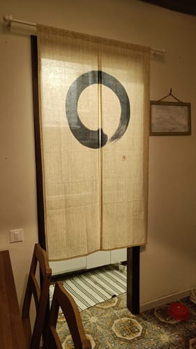Customer photo review of Noren Giapponese Zen - Simbolo Enso