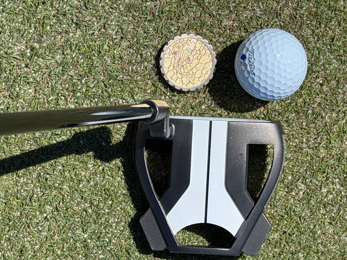 Customer photo review of Koi 2.0 Brass Ball Marker