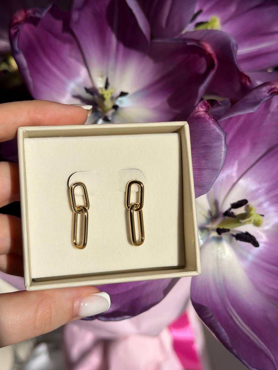 Customer photo review of Tiffany Earrings