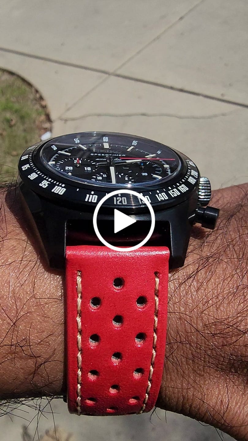 Customer video review of Leather Sport Grip - Stop Red
