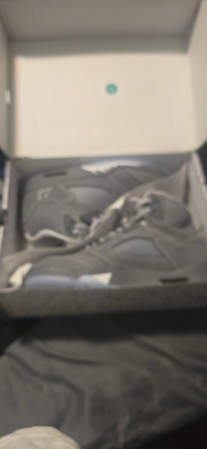 Customer photo review of Jordan 5 Retro Wolf Grey