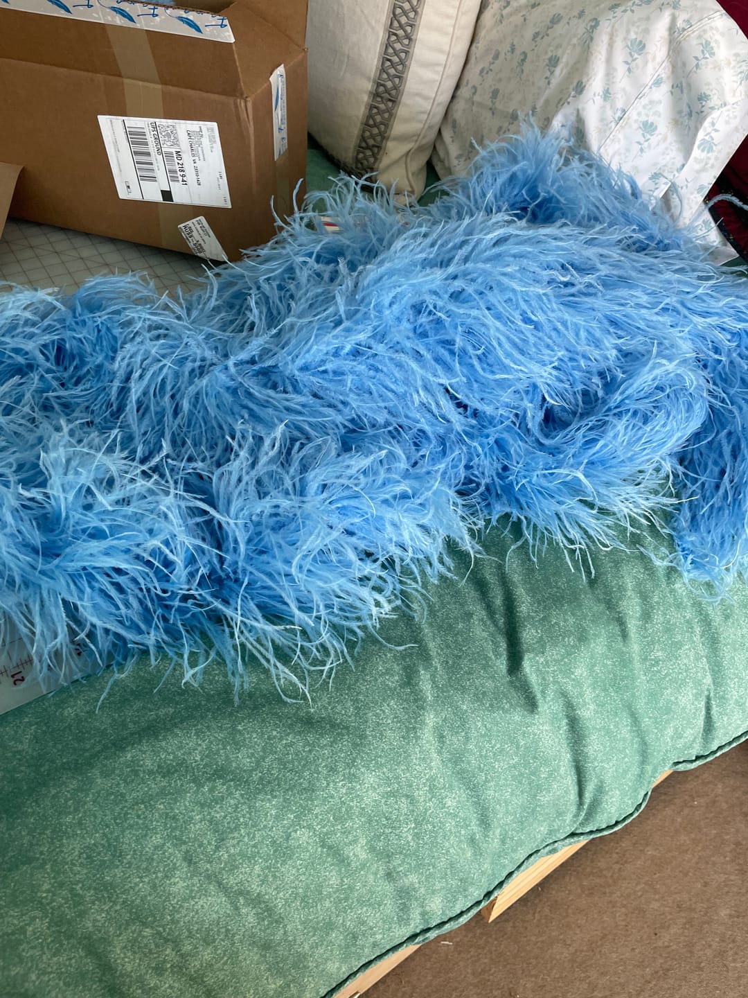 Customer photo review of Ostrich Feather Boa - 6Ply