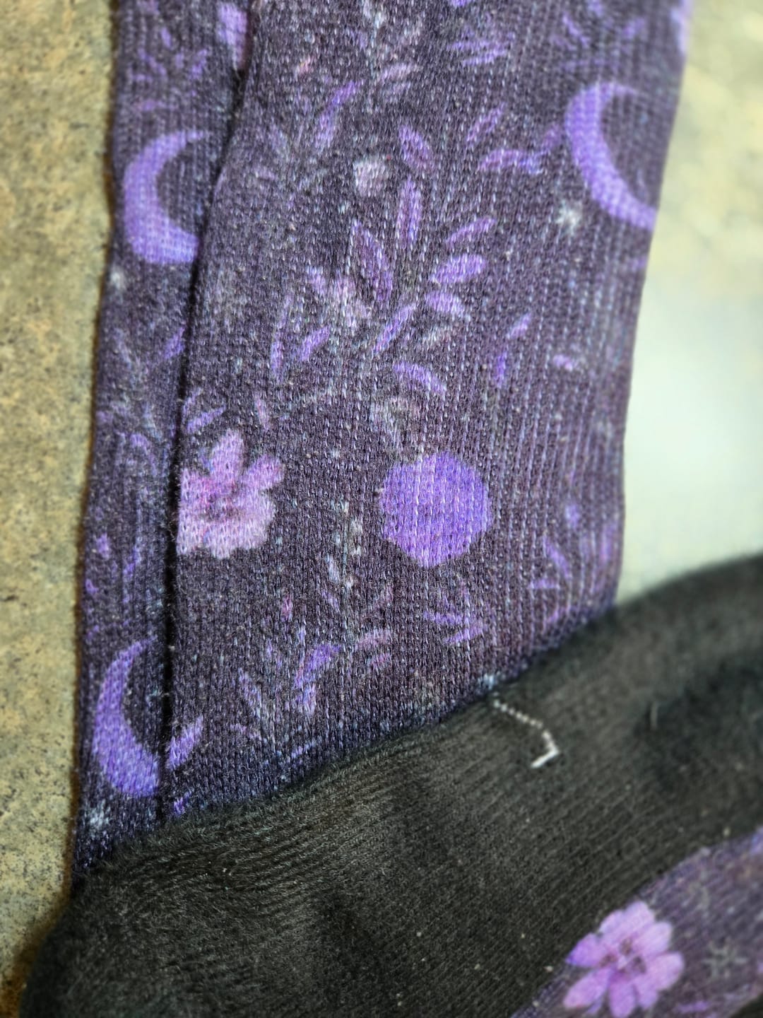 Customer photo review of Purple Moon EasyStretch™ Socks