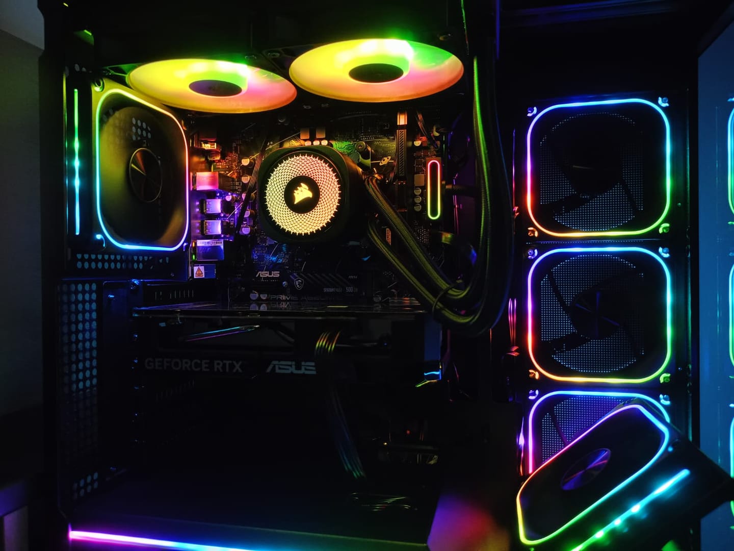 Customer photo review of AsiaHorse Hydrus ARGB PSU Uzatma Kablosu