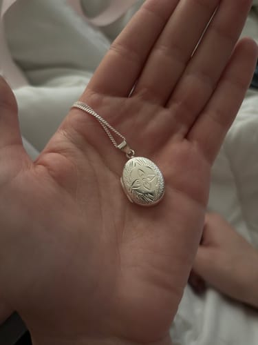 Customer photo review of Picture Locket Necklace | Francesca