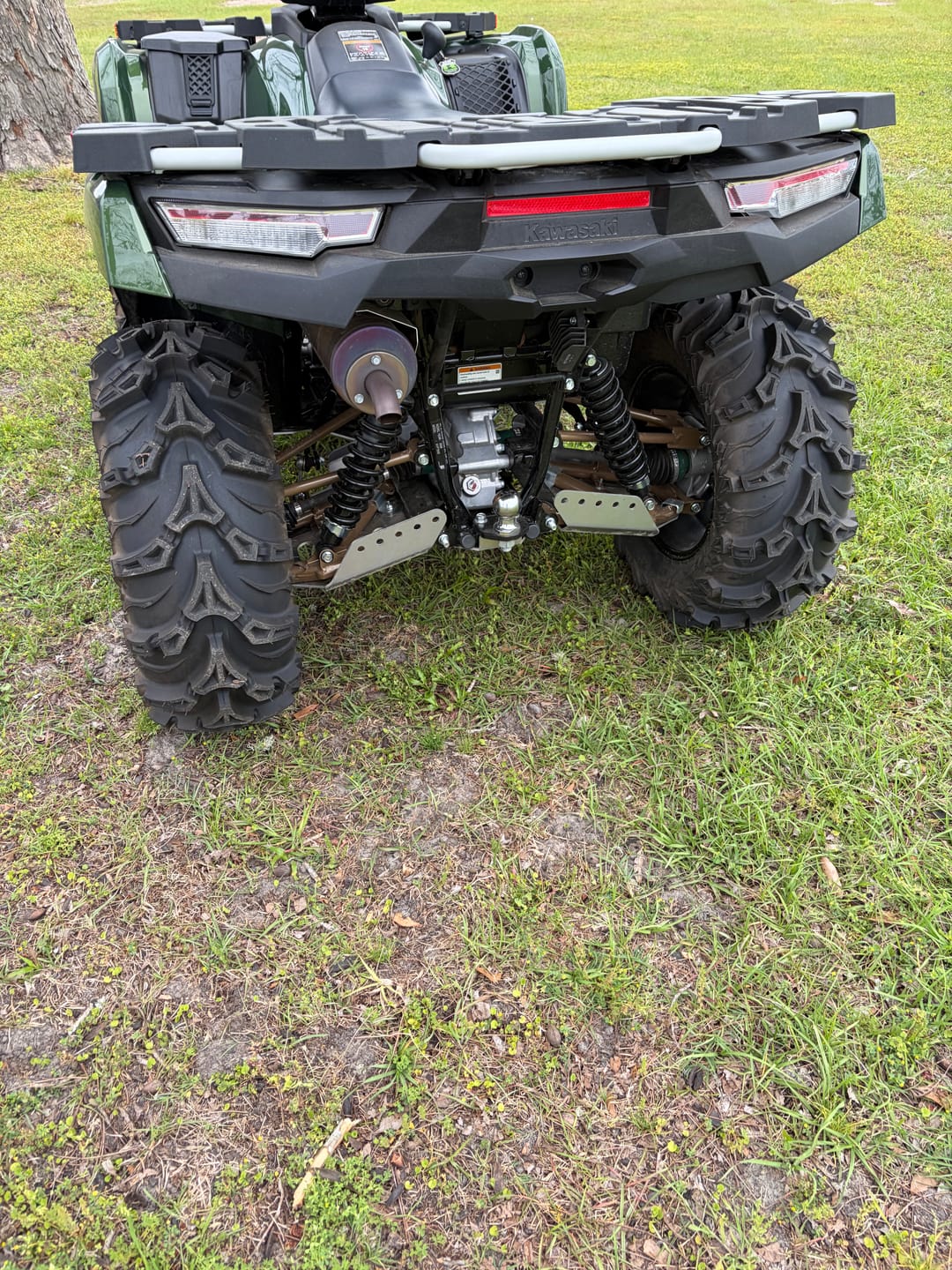 Customer photo review of Full Skid Plate Kit — Kawasaki Brute Force 650/750 (2008—26)