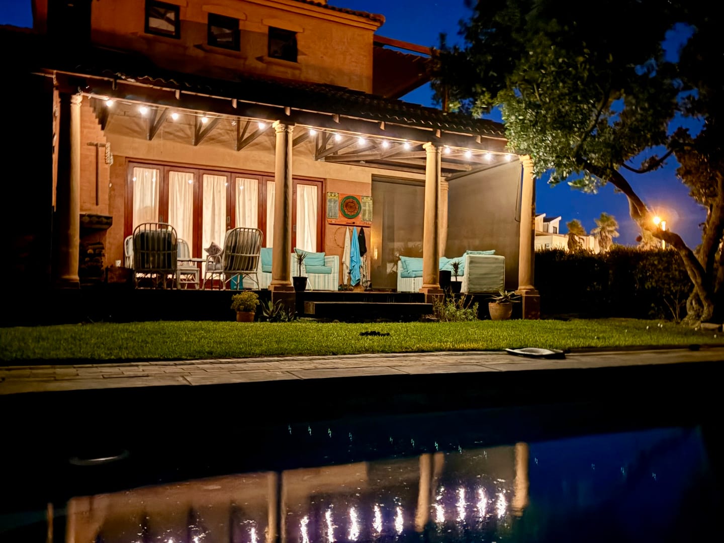 Customer photo review of Solar Mini Bulb String Lights