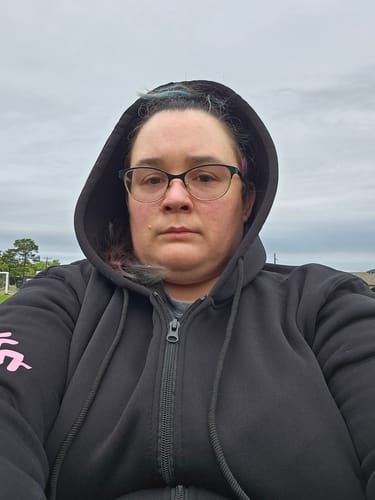 Customer photo review of Unisex Anime Logo Printed Zipper Loose Hoodie