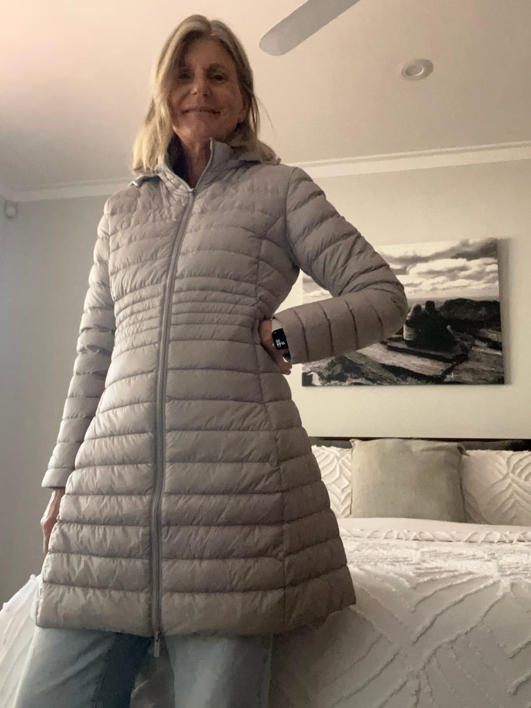 Customer photo review of Latte Midi Parka™