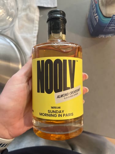 Customer photo review of Almond Coffee Syrup