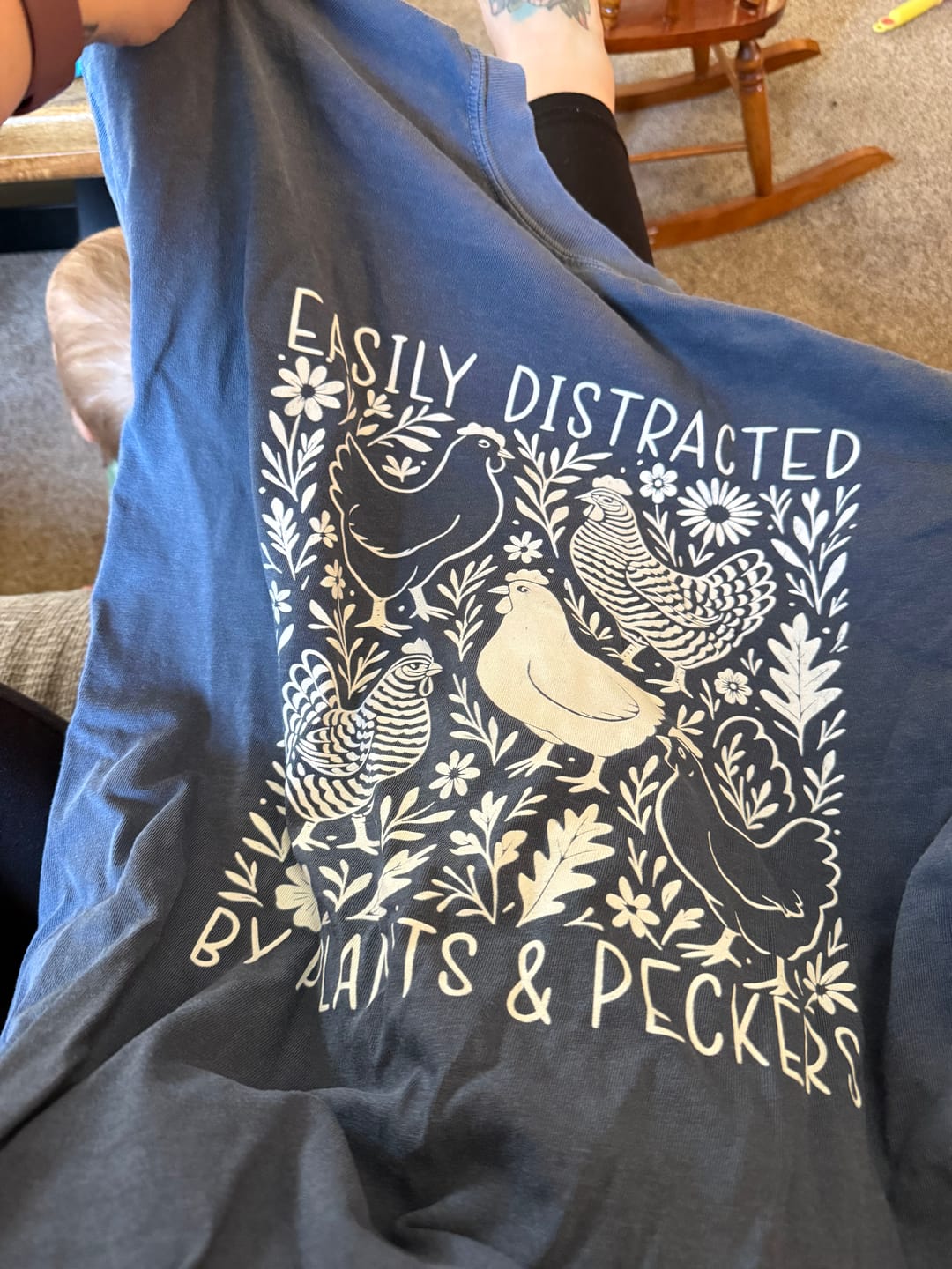 Customer photo review of Plants & Peckers T-Shirt