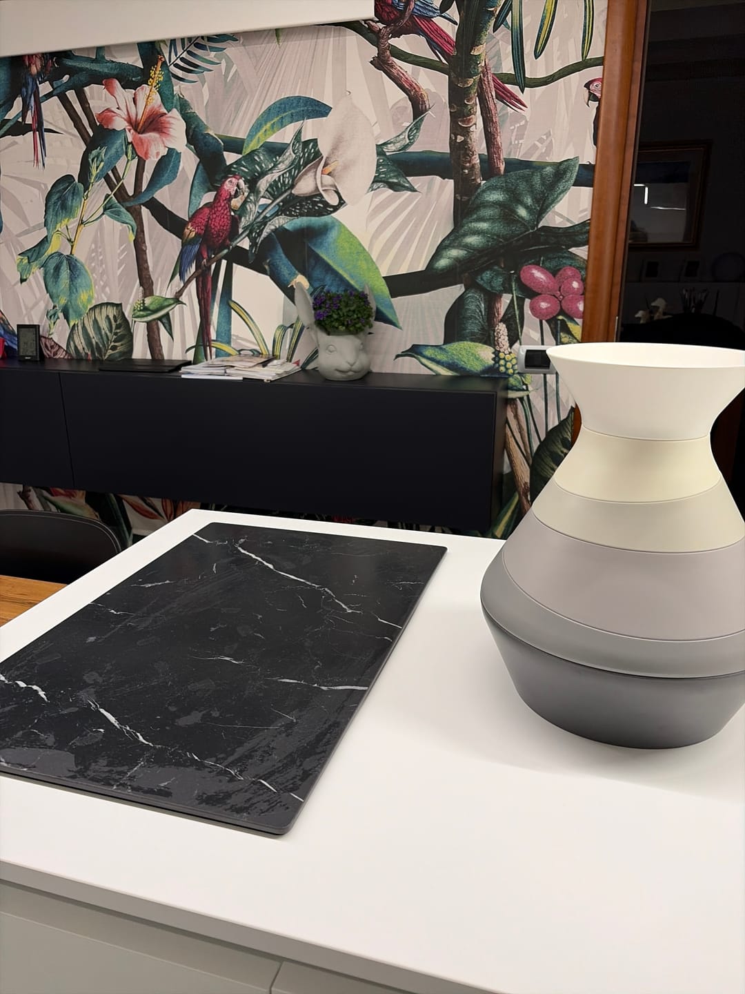 Customer photo review of Tagliere Elegant Black Satin - Opaco - 40x60cm