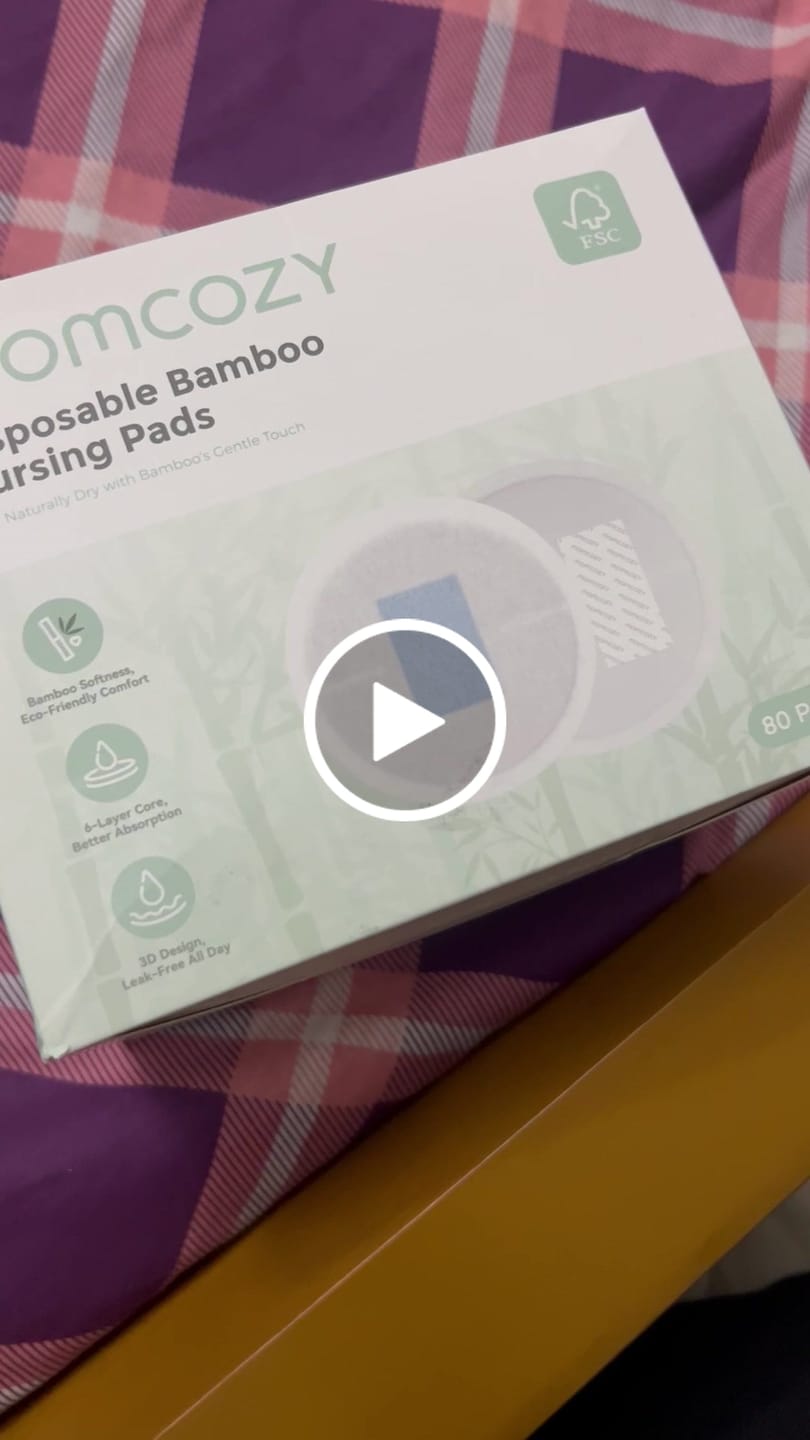 Customer video review of Momcozy Bamboo Fiber Disposable Nursing Pads