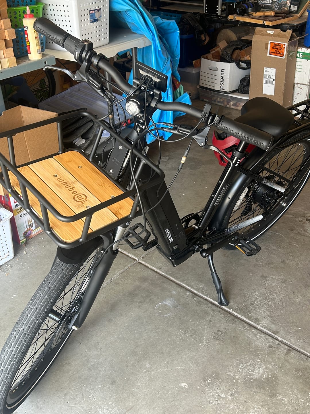 Customer photo review of Multi-Purpose Front Cargo Basket