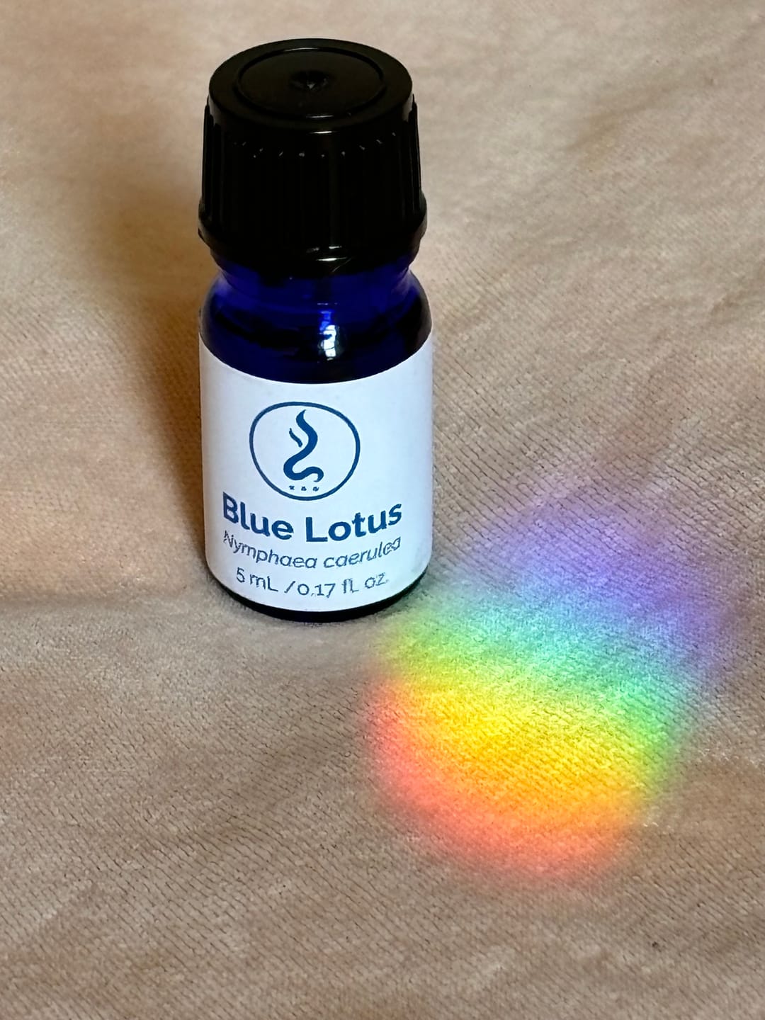 Customer photo review of True Egyptian Blue Lotus Oil 5 mL | Cold-Pressed
