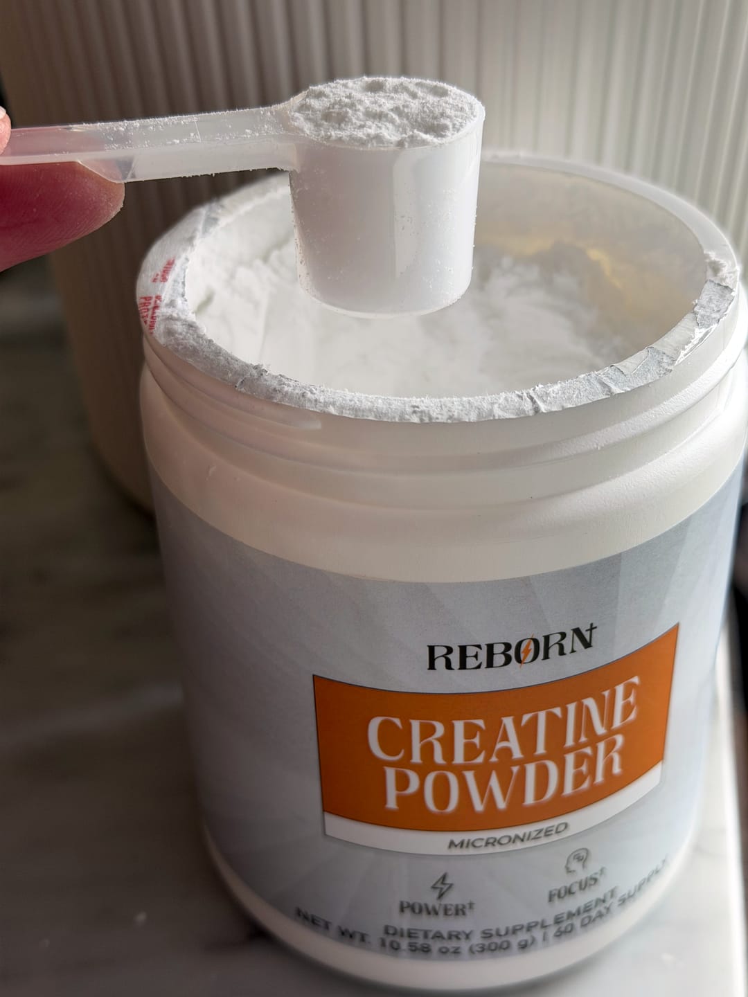 Customer photo review of Creatine Powder